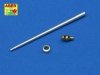 Aber 72L-36 8,8 cm KwK 43L/71 lufa do czołgu Tiger II wczesna do wieży Porsche/8,8 cm KwK 43 L/71 German tank barrel for Tiger II early Porsche turm 1/72 